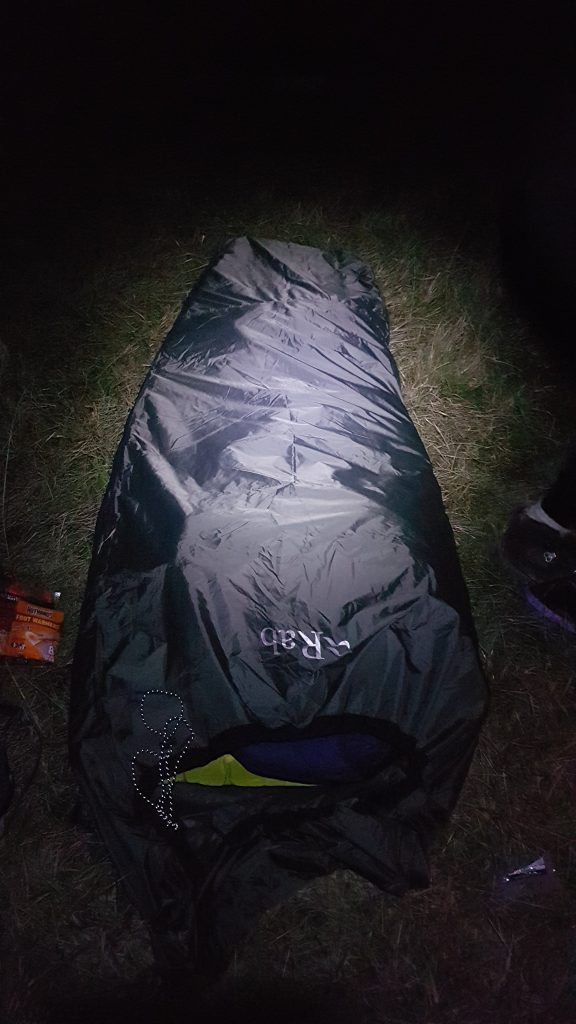 Bivvy bag wild camp